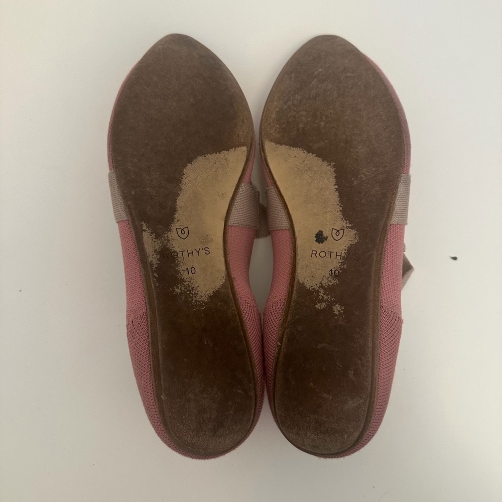 Rothy's Pink Women's Bow The Point Flats - Picture 4 of 5